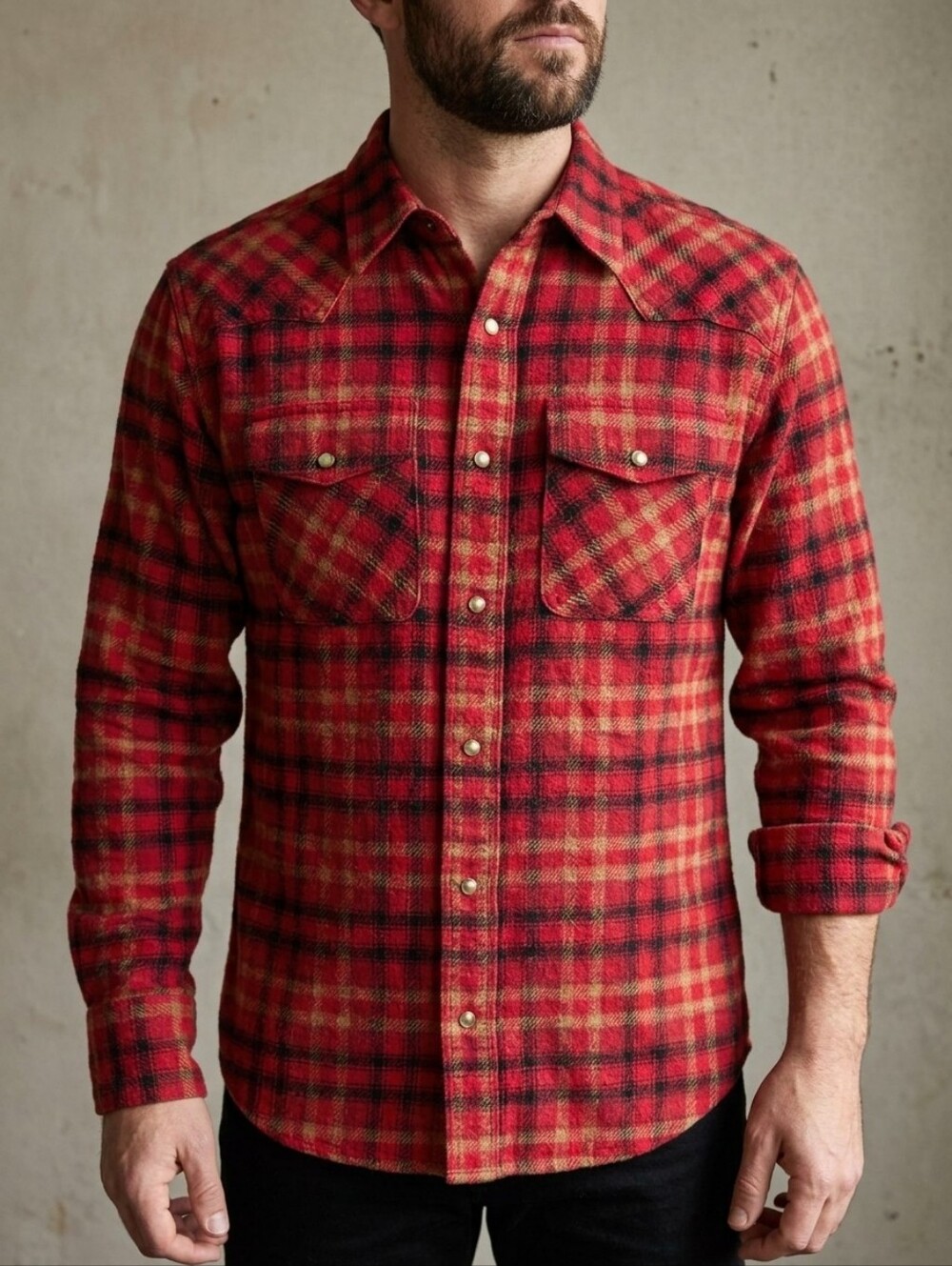 Ariat Men's Heber Retro Fit Long Sleeve Western Snap Shirt